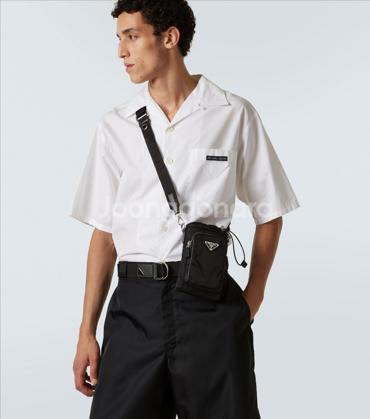 프라다 리나일론 스마트 폰 케이스 크로스 백 OS--7