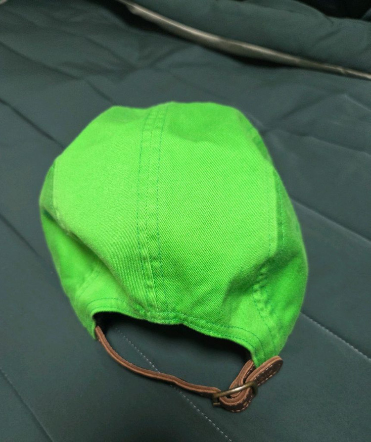 슈프림 워시드 치노 트윌 캠프캡 그린--2