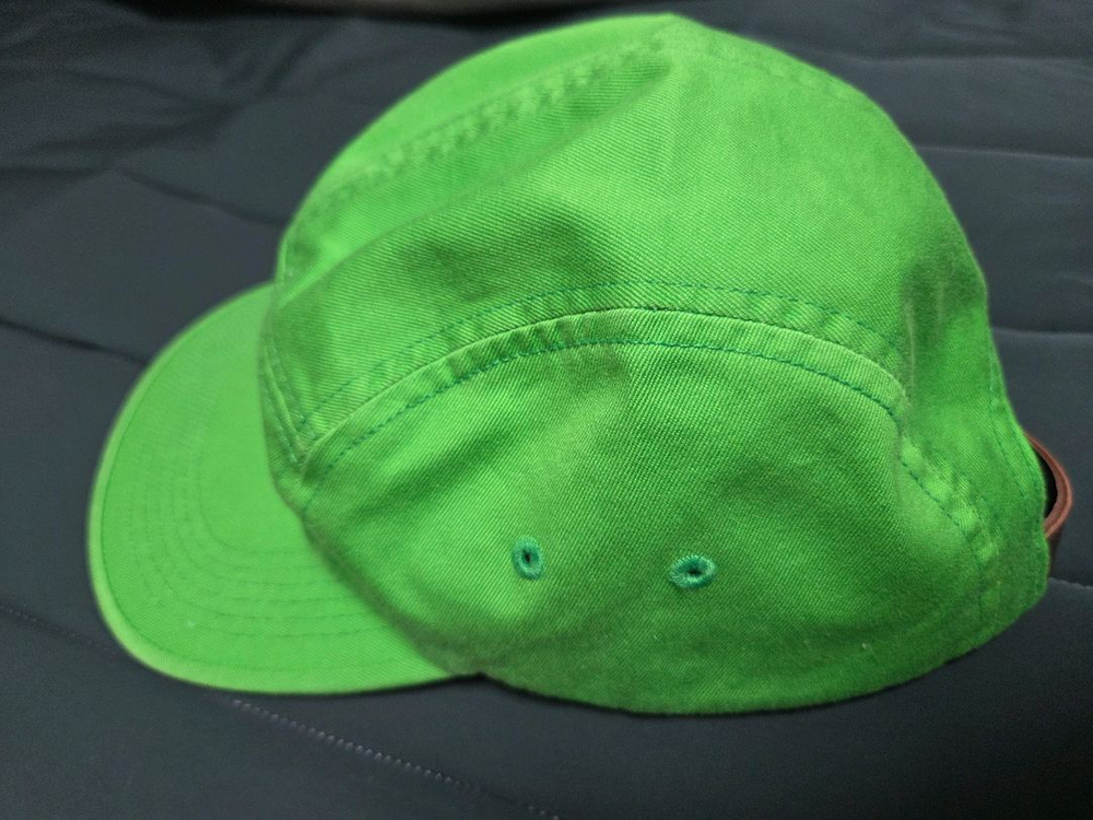 슈프림 워시드 치노 트윌 캠프캡 그린--3