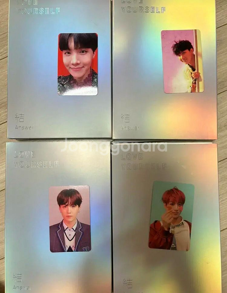 방탄 럽셀 앤써 앨범 풀세트 (포카, 공식 포스터 O)--0
