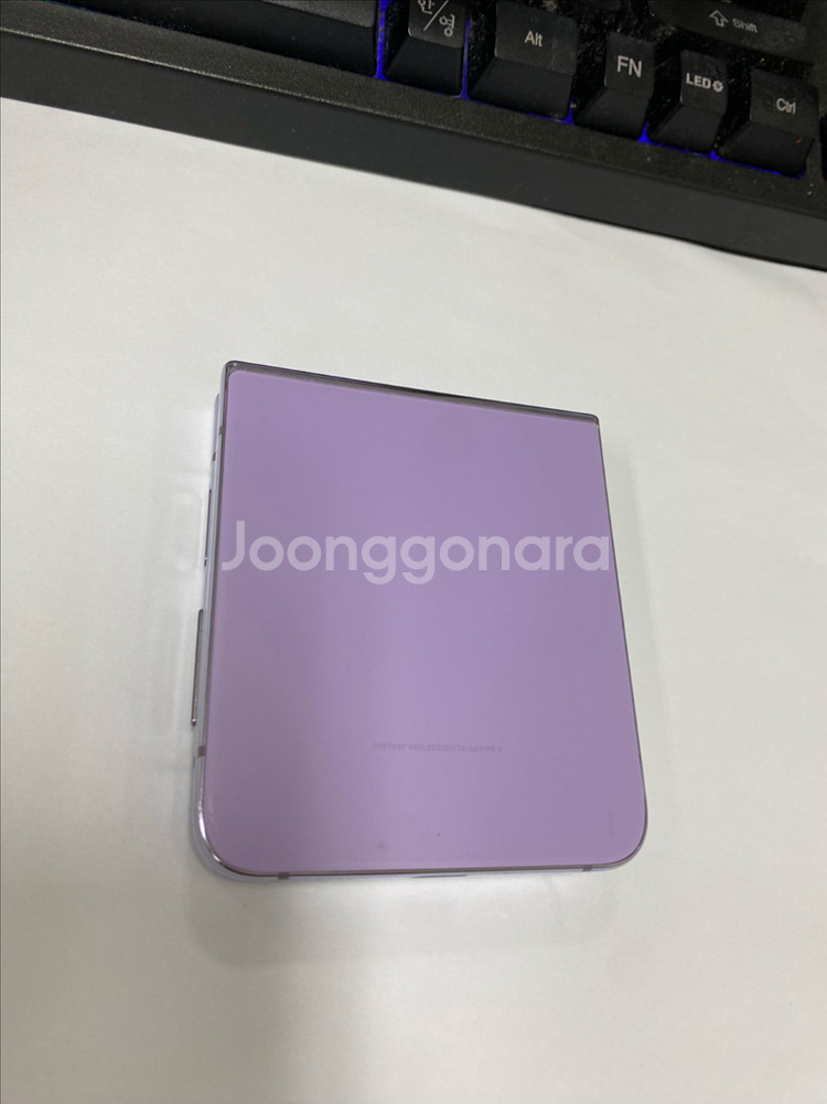 갤럭시Z플립4 퍼플 AA급 256G 무잔상--2