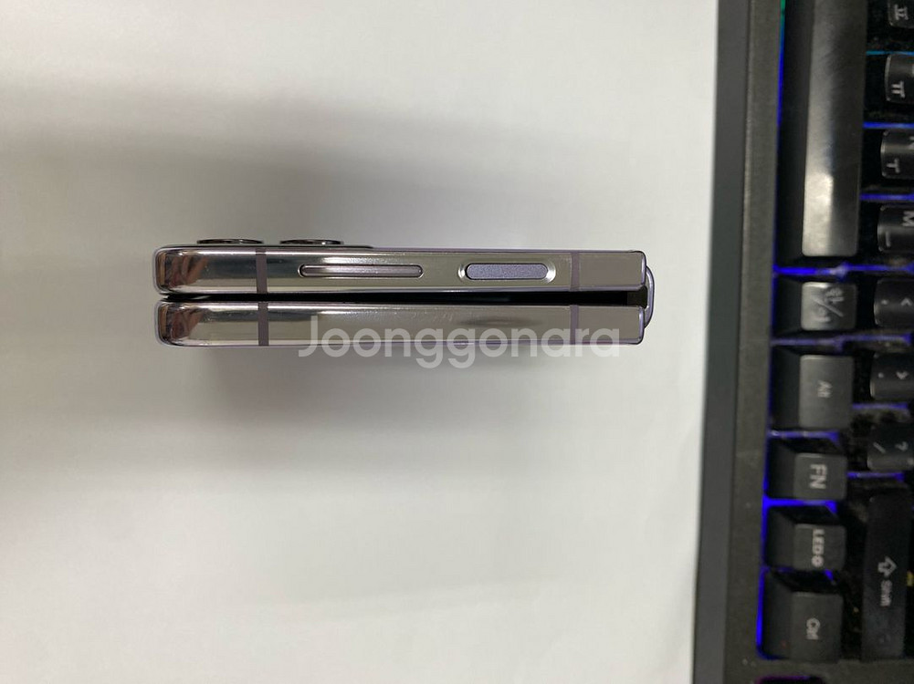 갤럭시Z플립4 퍼플 AA급 256G 무잔상--7