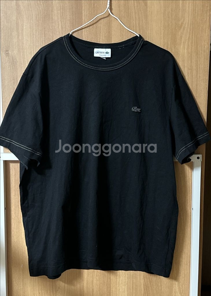라코스테 xl 스티치 반팔티--0