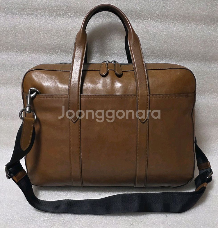 코치 COACH 레더 브리프 케이스 크로스 가죽서류가방--2