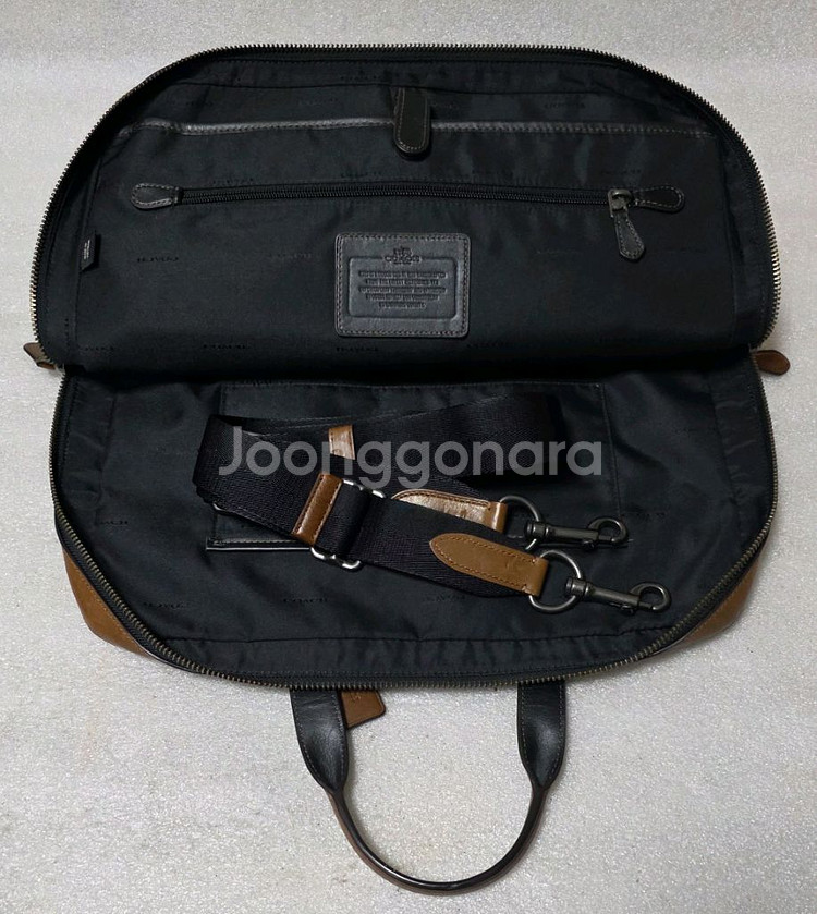 코치 COACH 레더 브리프 케이스 크로스 가죽서류가방--8