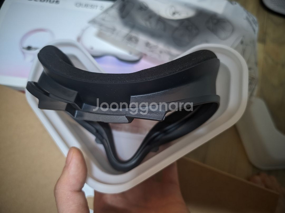 메타 퀘스트2 64gb 정발 풀박 스트랩, 안면폼 교체--1