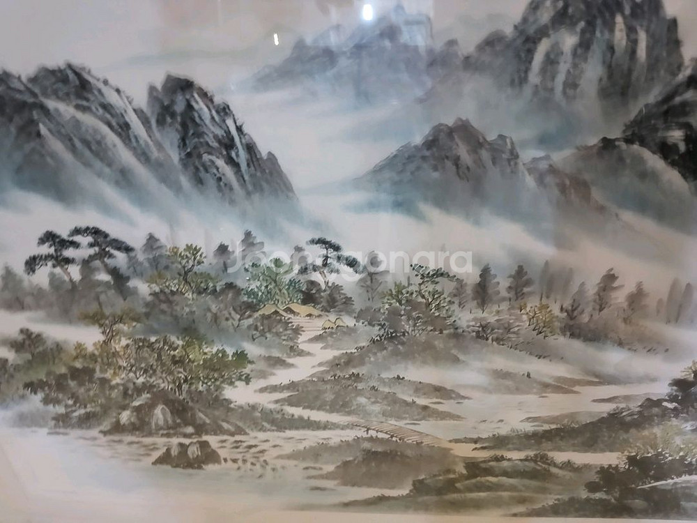 산수화ㅡ(붓그림)--1