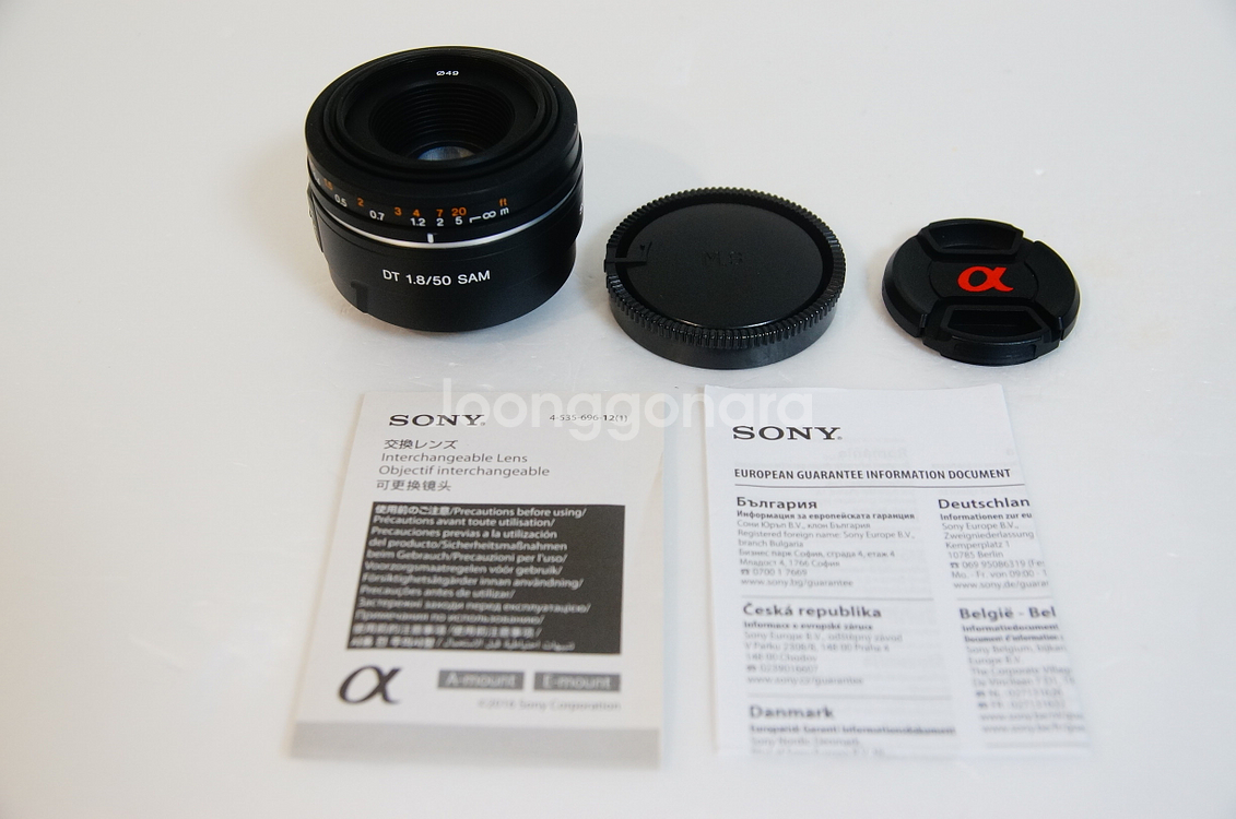 [소니] SAL 50mm f1.8 A마운트 렌즈--0