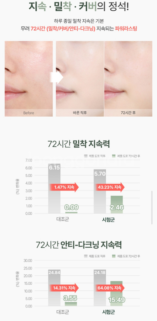 지베르니 밀착 커버 쿠션 21호 리필 지성 지복합--2