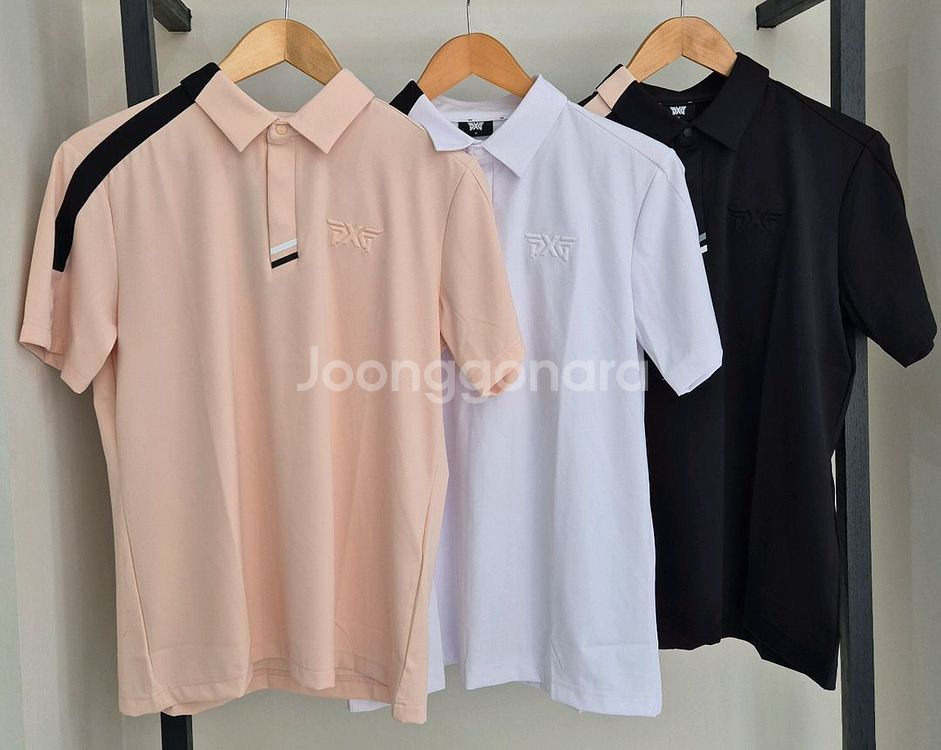 PXG 골프웨어 엠보 최고급기능성 반팔카라티(남녀공용)--4