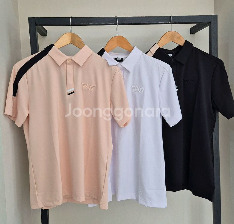 PXG 골프웨어 엠보 최고급기능성 반팔카라티(남녀공용)--6