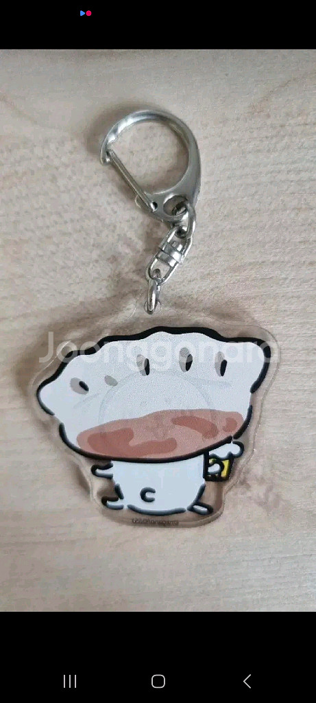 농담곰 교자만두 아크릴 키링--2