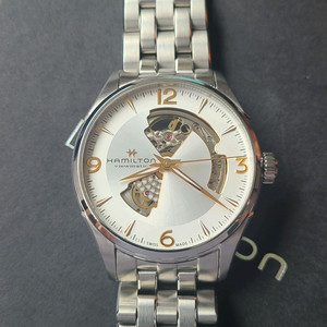 해밀턴 재즈마스터 오픈하트 골드핸즈 42mm 신형 오토