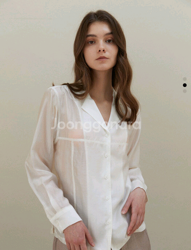 molto 몰토 텐셀 셔츠 블라우스 w컨셉 디자이너--0