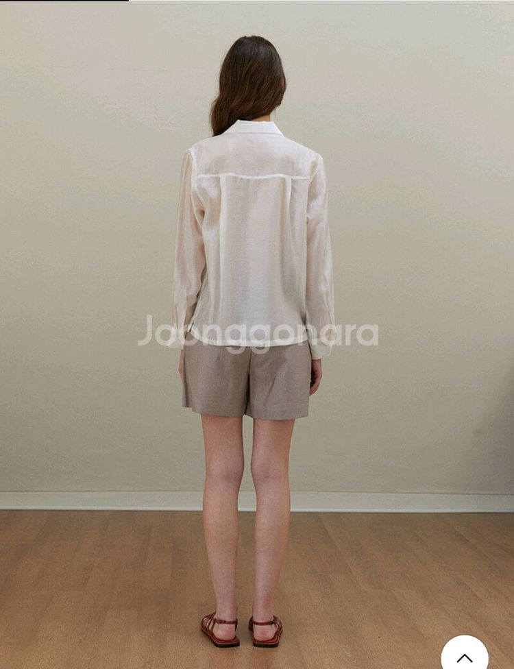 molto 몰토 텐셀 셔츠 블라우스 w컨셉 디자이너--2