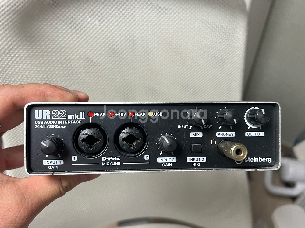스테인버그 UR22 MK2 오디오인터페이스 하자--1