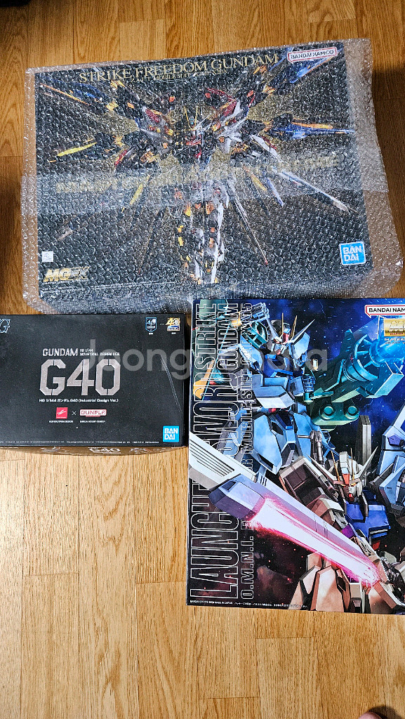 HG G40건담(초회)+MGEX익리덤+MG 소드&런처--0