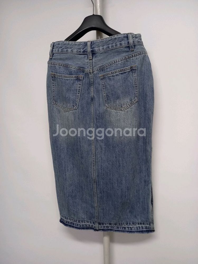 제시뉴욕 알렉식스 춘추 데님 롱 스커트 66--4
