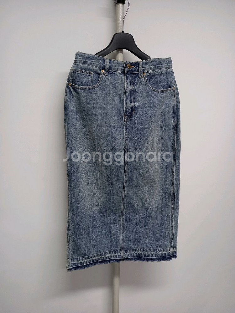 제시뉴욕 알렉식스 춘추 데님 롱 스커트 66--2