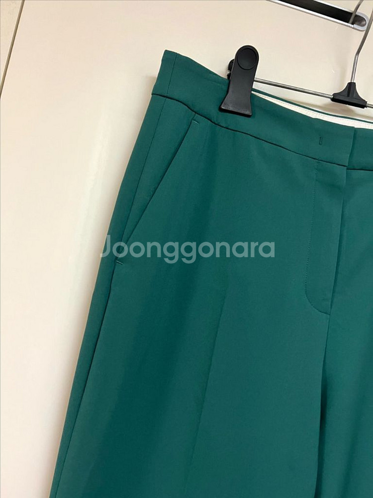 한섬 시스템 그린 슬랙스 초록 팬츠 바지 정장 오피스룩--3