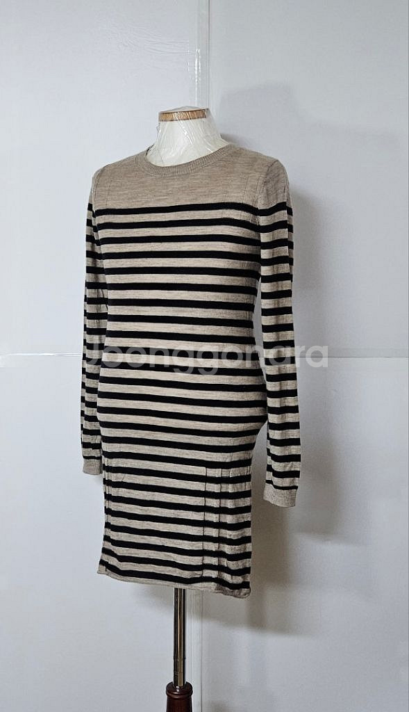 55)라코스테 울 100%니트원피스--1