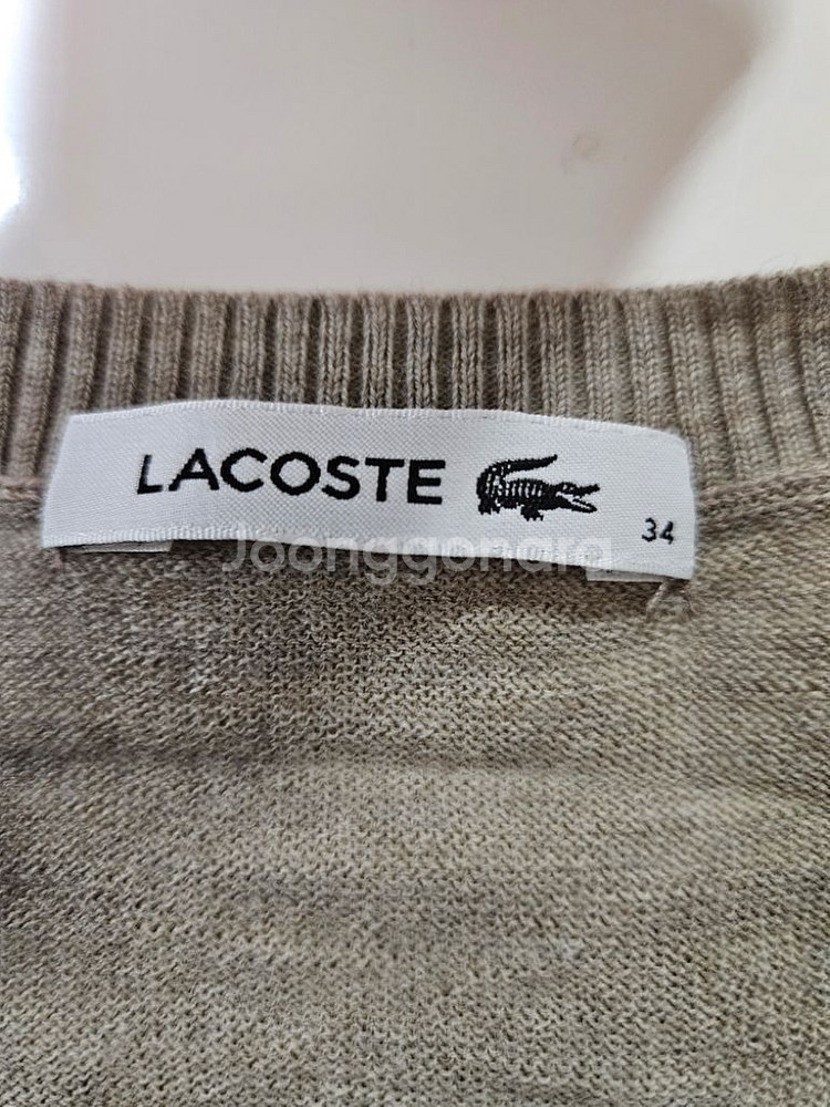 55)라코스테 울 100%니트원피스--3