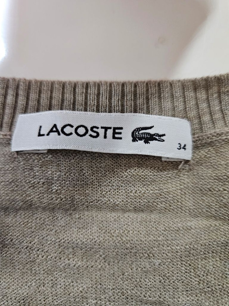 55)라코스테 울 100%니트원피스--3