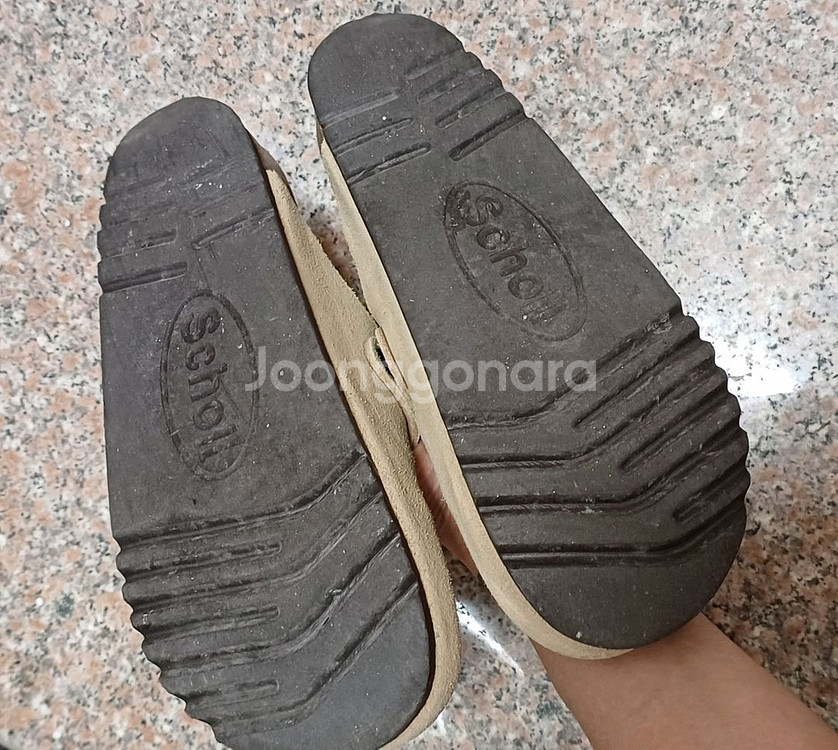 SCHOLL 숄 코르크 크로그 샌들 240 베이지--2