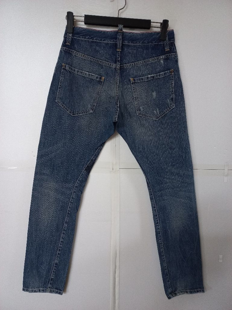 32)디스퀘어드2 하키스틱 트위스트진 워싱 찢청 명품--1