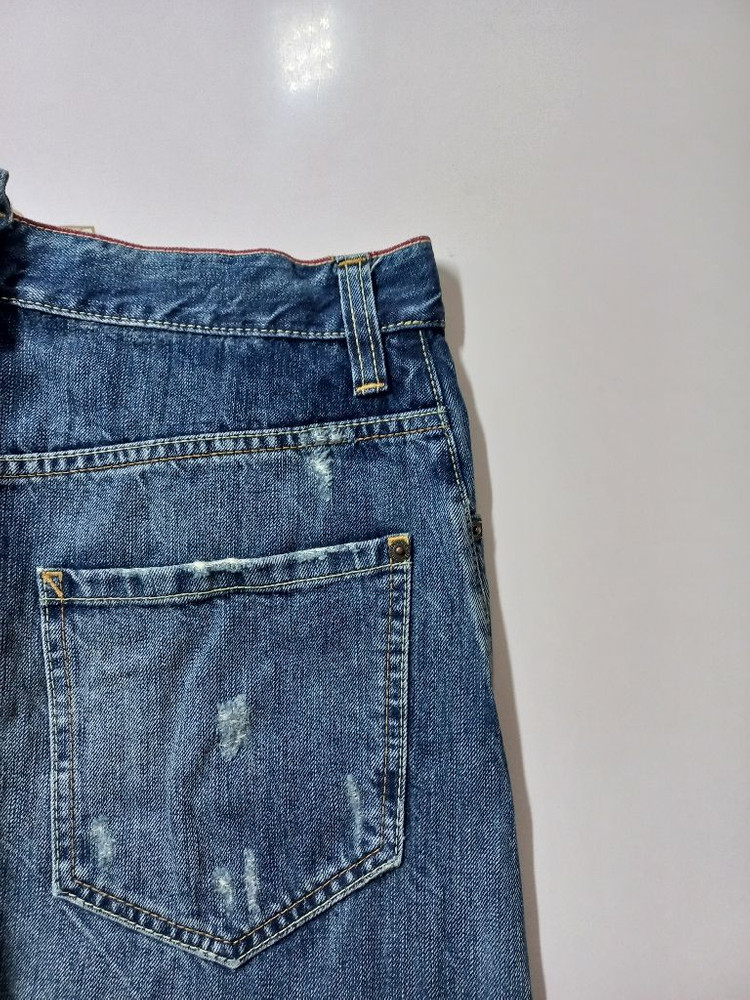 32)디스퀘어드2 하키스틱 트위스트진 워싱 찢청 명품--2