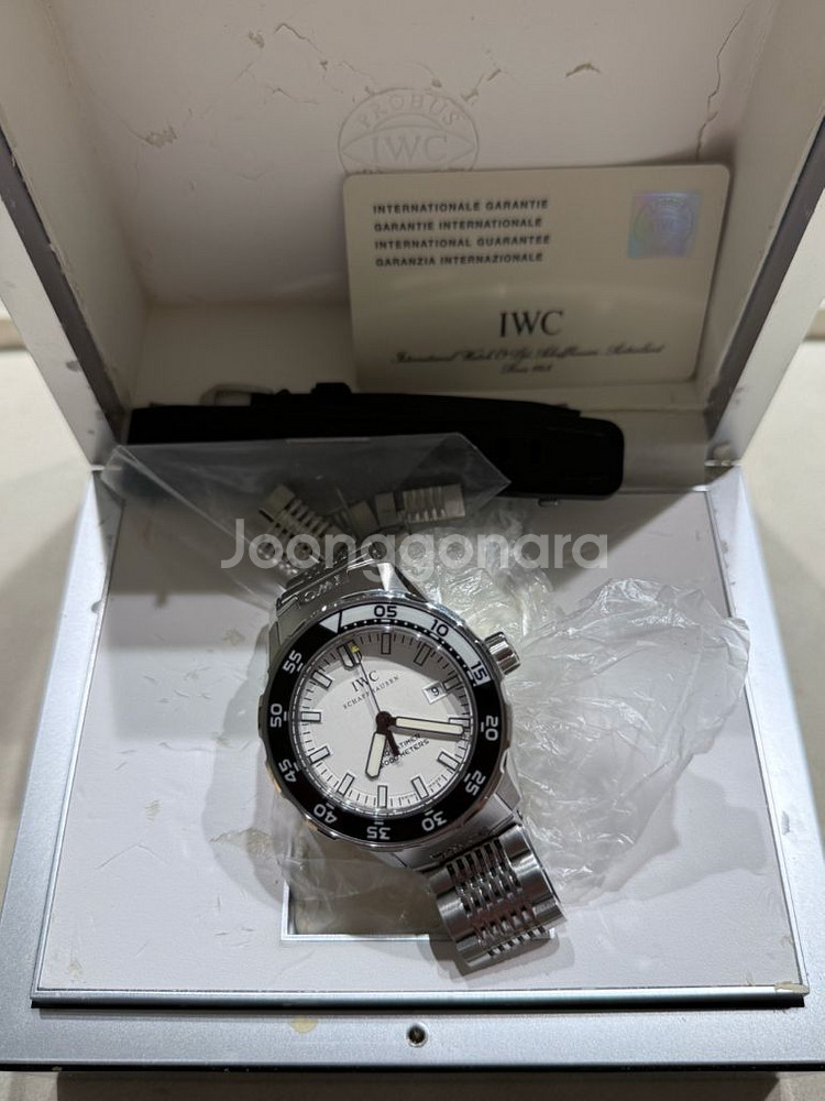 IWC 아쿠아타이머 44mm 13년 풀세트--0