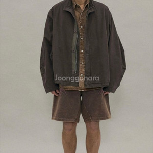 파르티멘토 VTG 워시드 필드 자켓