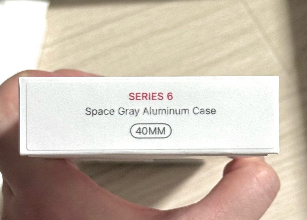 애플워치6 스페이스그레이 40mm GPS+셀룰러 풀박스--2