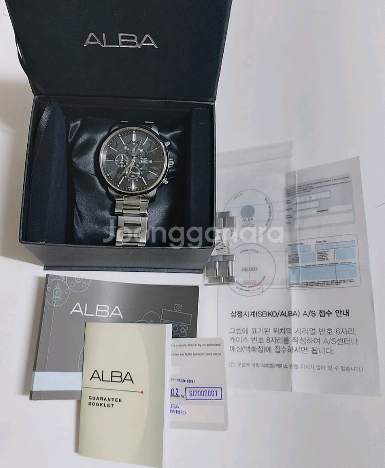 세이코 알바 멀티펑션 크로노그라프시계--0