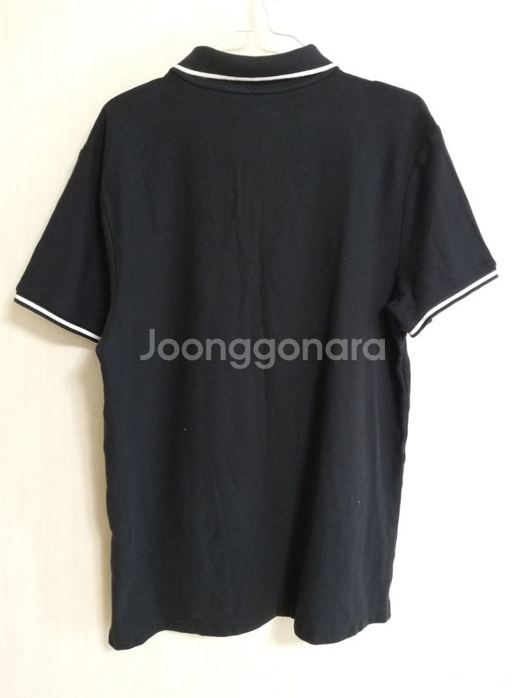 남성 나이키 반팔 면 카라티셔츠 (블랙.100)--5