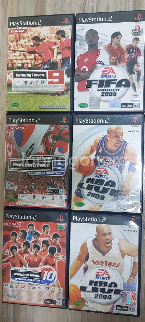 PS2 플스2 스포츠 위닝 FIFA NBA--3