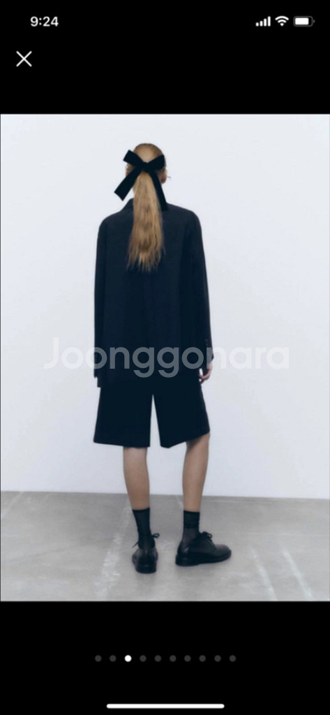 (새상품)자라 리미티드에디션 울 버뮤다팬츠--2