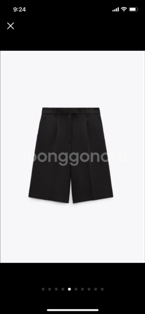 (새상품)자라 리미티드에디션 울 버뮤다팬츠--4