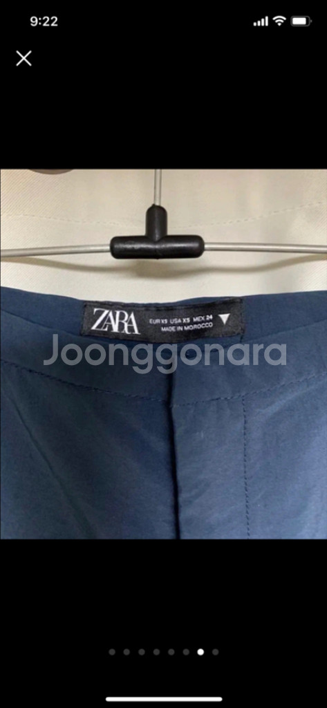 (새상품)자라 나일론 플리츠 버뮤다팬츠--6