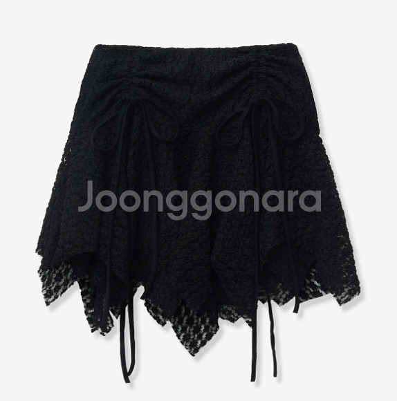 여자 레이스스커트 블랙 새상품--0