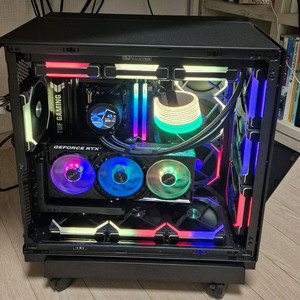 9800x3d 리안리에디션 팬13개 완본체 팔아요