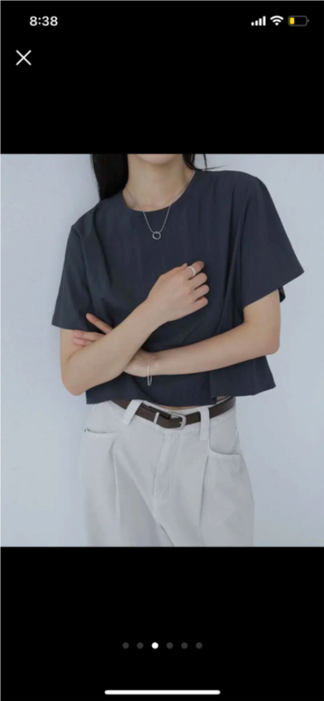 (새상품)made 클로스튜디오 백슬릿 와샤블라우스