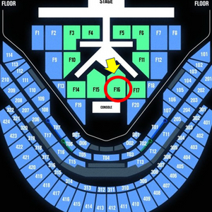 드림쇼 막콘 7/12 VIP FLOOR 무대앞