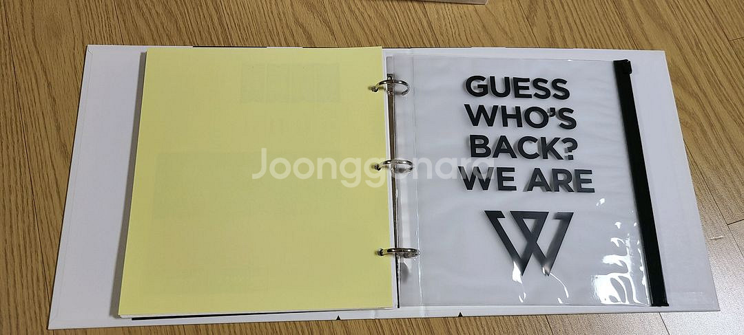 황치열. 영탁. 최민기 앨범. 위너 스크랩북--6