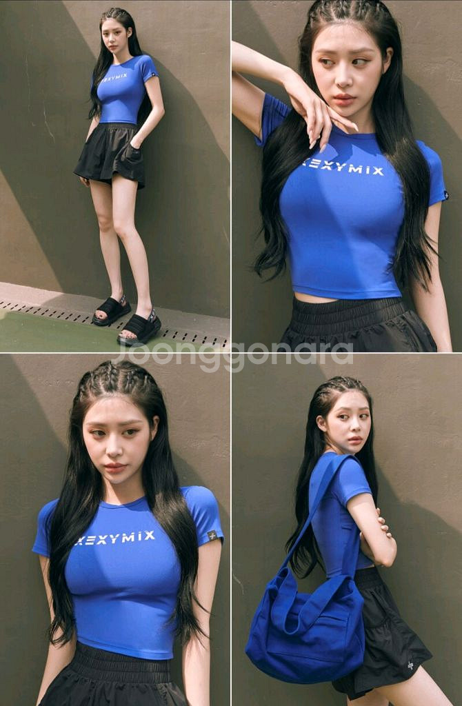 젝시믹스 헤바 크롭탑--1