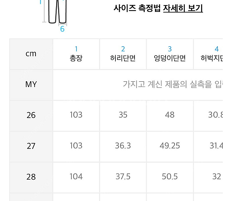 무탠다드 라이트웨이트 와이드슬랙스27사이즈 2개일...--7