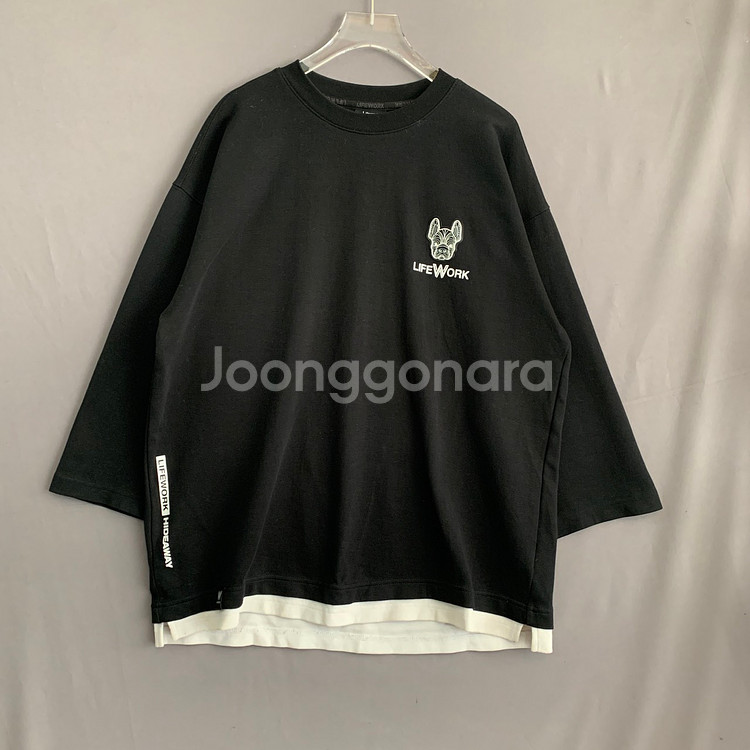 M 라이프워크 오버핏 라독 와펜 레이어드 7부티--0