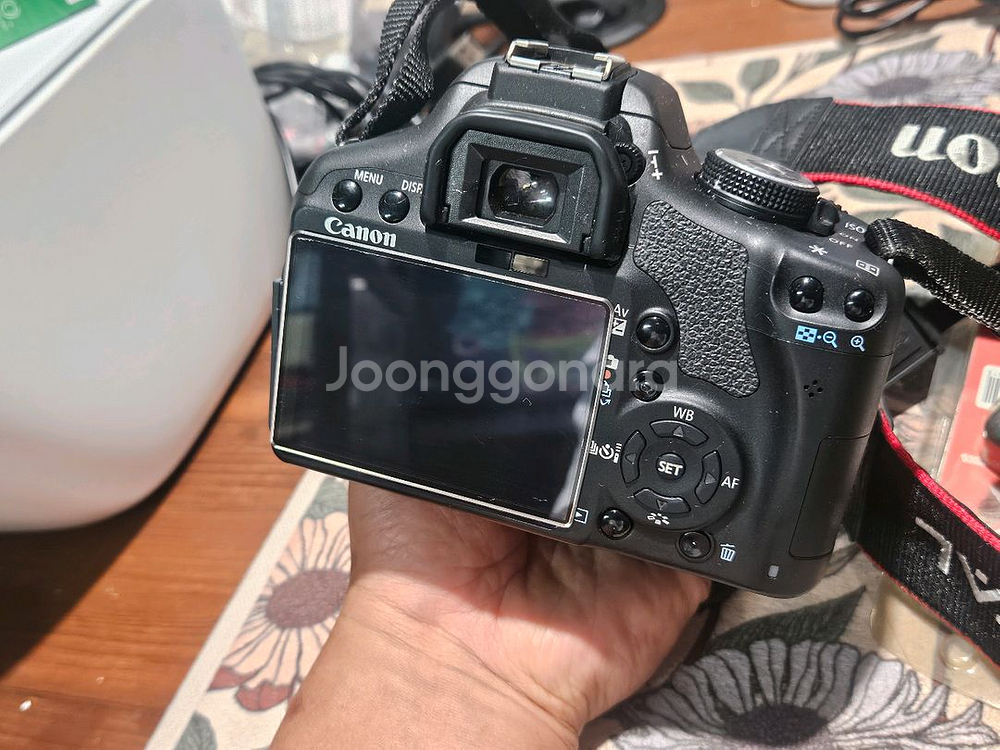 canon 카메라,캐논500D,삼각대 포함--2