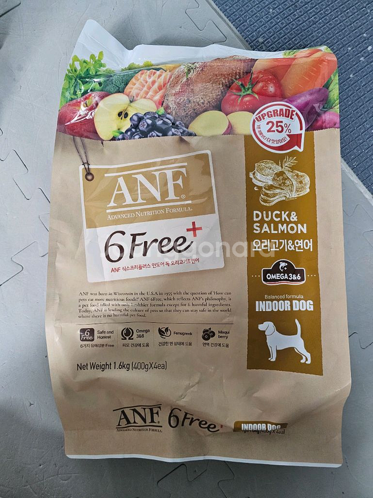 강아지사료 ANF 오리고기 연어--0