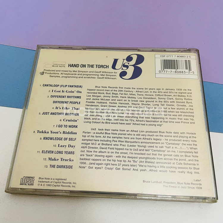 [중고음반/CD] 재즈 힙합 US3 - Hand On--5